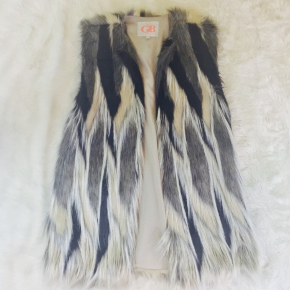 Luxurious fur vest from Dillards